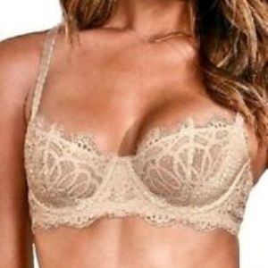 34D Victoria's Secret Nude Lace Dream Angels Bra